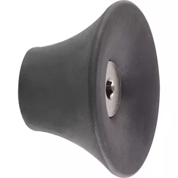 Wagner design yourself TULIP Colgador de armario, 1 gancho, Negro, zamak, pintado en polvo, montaje con tornillos 17030221