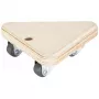 Wagner design yourself Rodillo de transporte MM 1313 Abedul 140 x 140 x 43 mm, 100 kg de carga, 4 ruedas giratorias 20131301