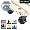 WAGNER design yourself Rodillo portamacetas GH0557, plástico, redondo, gris claro, Ø 38,5 cm, 1 ud. (20055701)