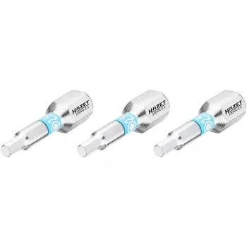 HAZET 2204N-2.5/3 Punta hexagonal 2,5 mm, accionamiento 1/4 pulgadas, 25 mm de longitud
