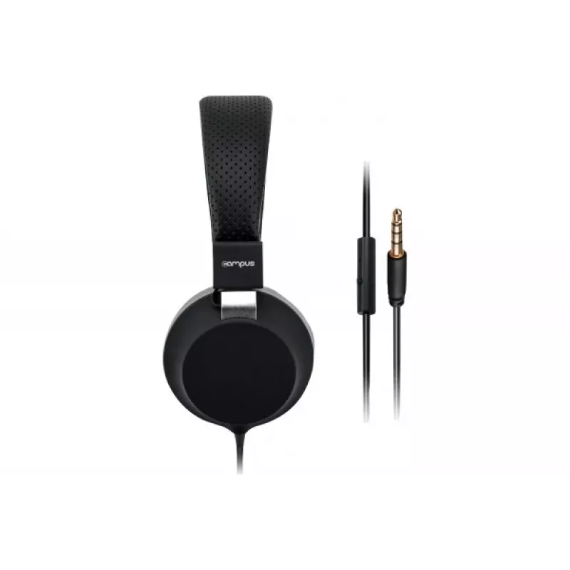 EXERTIS CONNECT Campus BE COLOR Auriculares estéreo con conector jack de 3,5 mm, Negro/Gris (059963)