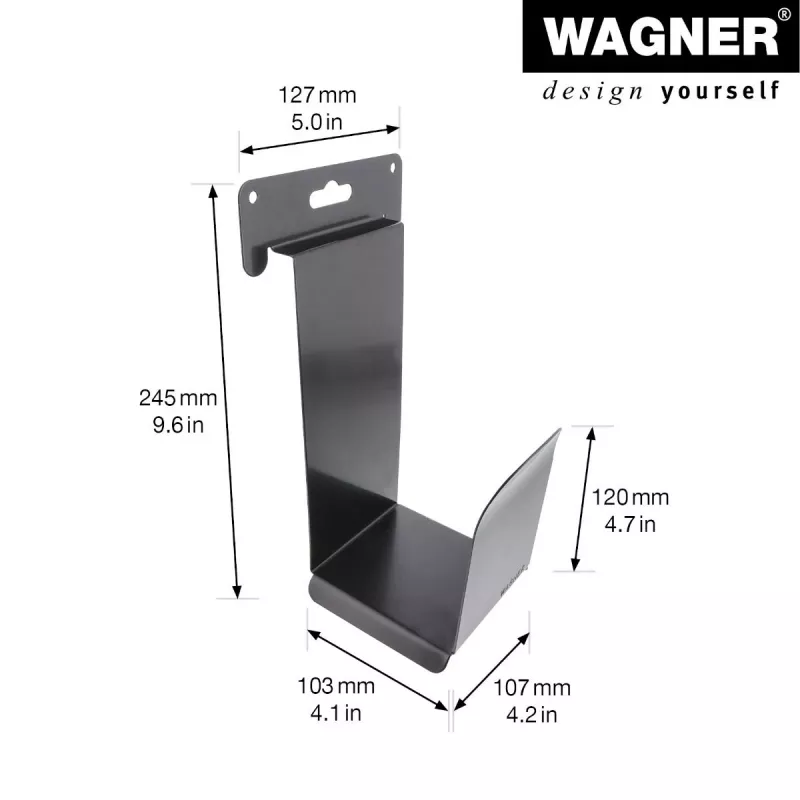 Wagner design yourself Soporte de pared WH 2089 Negro (15208901)
