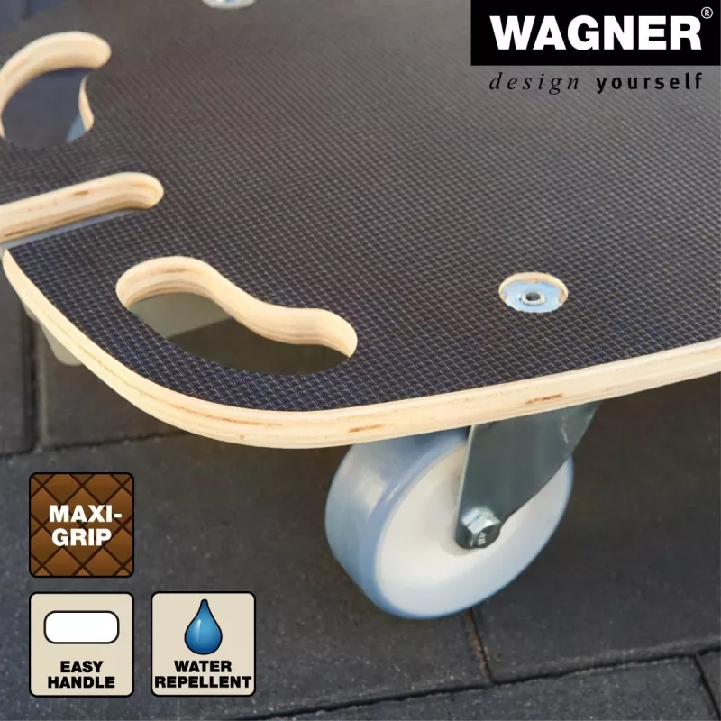 Wagner design yourself STAR CARRIER Carro de plataforma extensible MM 1187 Marrón 300 kg 20118701