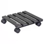 WAGNER Multi Roller WPC Antracita 60 Ruedas dobles 60kg Cuadrado (20050001)