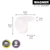 Wagner design yourself EH 2135 protector de esquinas plástico Ø 3,5 cm 4 uds. (15213599)