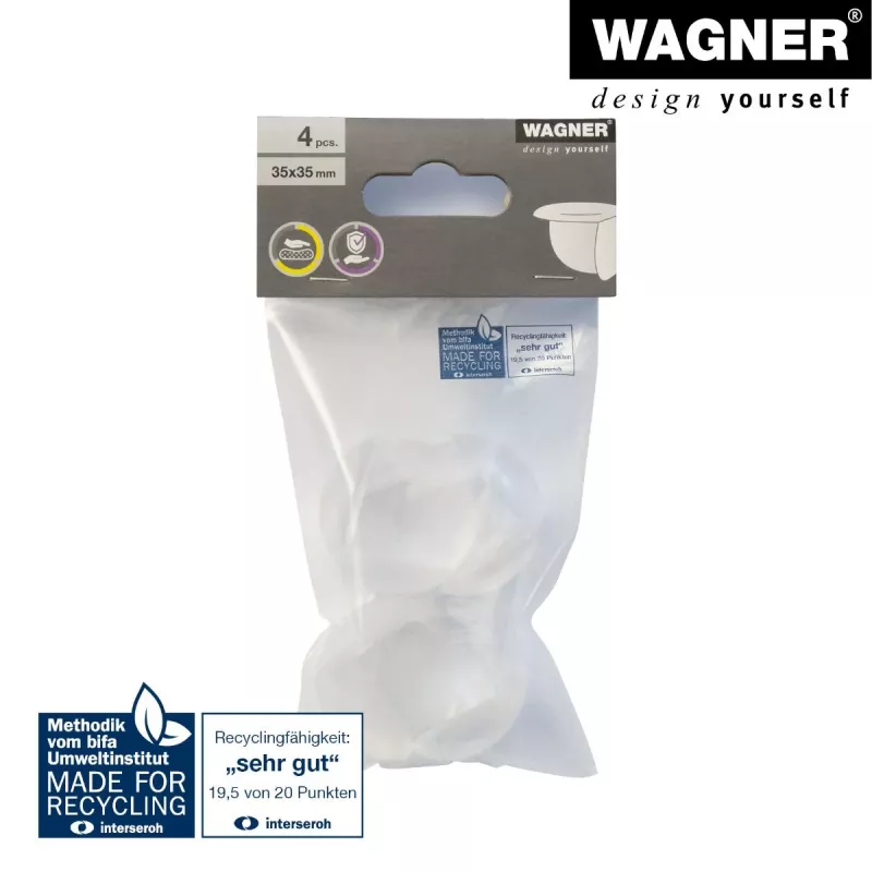 Wagner design yourself EH 2135 protector de esquinas plástico Ø 3,5 cm 4 uds. (15213599)