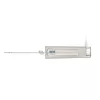 GRAEF EK508EU cuchillo eléctrico 180 W cuchillas de acero inoxidable, 2 cuchillas de filo ondulado, mango ergonómico, bloque de almacenamiento de madera, interruptor de seguridad, cable de 1,2 m, blanco