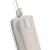 GRAEF EK508EU cuchillo eléctrico 180 W cuchillas de acero inoxidable, 2 cuchillas de filo ondulado, mango ergonómico, bloque de almacenamiento de madera, interruptor de seguridad, cable de 1,2 m, blanco