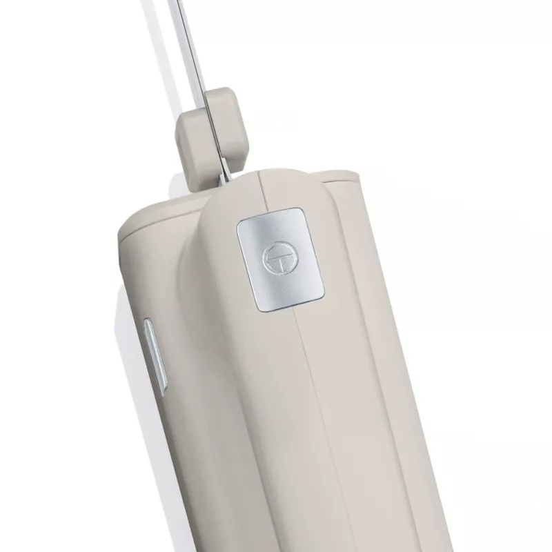 GRAEF EK508EU cuchillo eléctrico 180 W cuchillas de acero inoxidable, 2 cuchillas de filo ondulado, mango ergonómico, bloque de almacenamiento de madera, interruptor de seguridad, cable de 1,2 m, blanco