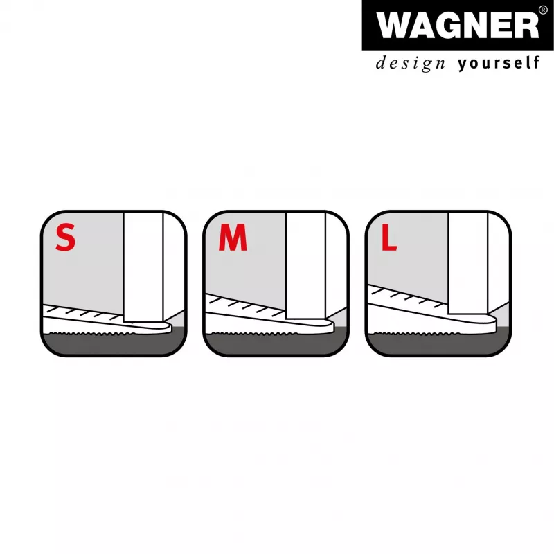 Wagner Design Yourself EH 6985 tope de puerta autoadhesivo transparente 15698501