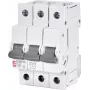 ETI ETIMAT P10 interruptor automático 3 polos B25 25A 10kA, 415V AC/DC