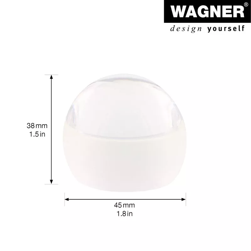Wagner design yourself EH 5220 tope de puerta plástico transparente 15522011