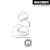 Wagner design yourself EH 5220 tope de puerta plástico transparente 15522011