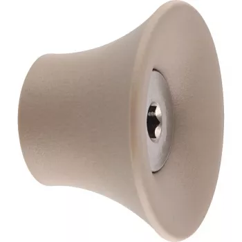 Wagner design yourself TULIP gancho de perchero, taupe, 1 gancho, zamak, montaje en pared, 10 kg de carga 17032121