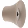 Wagner design yourself TULIP gancho de perchero, taupe, 1 gancho, zamak, montaje en pared, 10 kg de carga 17032121