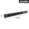 Wagner design yourself soporte de pared WH 2096 negro (15209611)