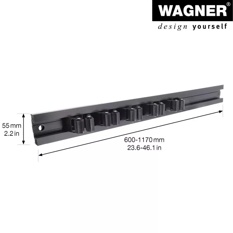 Wagner design yourself soporte de pared WH 2096 negro (15209611)