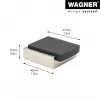 Wagner design yourself EH 5159 tope de puerta de pared Screw or Glue, zamak y goma maciza (15515911)