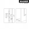 Wagner design yourself EH 5159 tope de puerta de pared Screw or Glue, zamak y goma maciza (15515911)