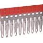 ETI ESC-PTP4/10/R puente de conexión para unión transversal, 10 polos, rojo, 32 A, 800 V 003903030