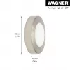 Wagner EH 5141 15514111 tope de puerta, zinc fundido a presión, goma maciza