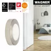 Wagner EH 5141 15514111 tope de puerta, zinc fundido a presión, goma maciza