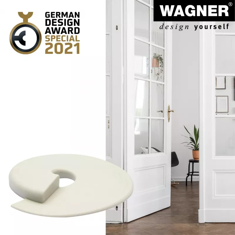 Wagner Design Yourself EH 6979 tope de puerta de plástico blanco autoadhesivo 15697901