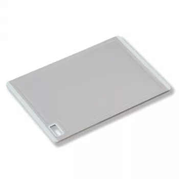 Kesper tabla de cortar de plástico 30x20x0,9 cm, blanco