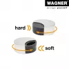 Wagner design yourself EH 5151 tope de puerta de zamak con tope de goma, cromado, Ø50 mm, para atornillar, plata 15515111