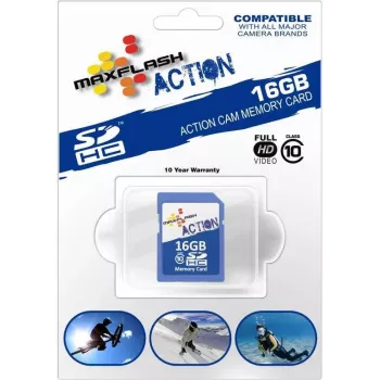 MEMORYSOLUTION MAXFLASH tarjeta SDHC 8GB Action Class 10, Retail SD8GHCCL10M-R
