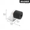 Wagner design yourself EH 5001 tope de puerta de zamak y plástico (15500111)