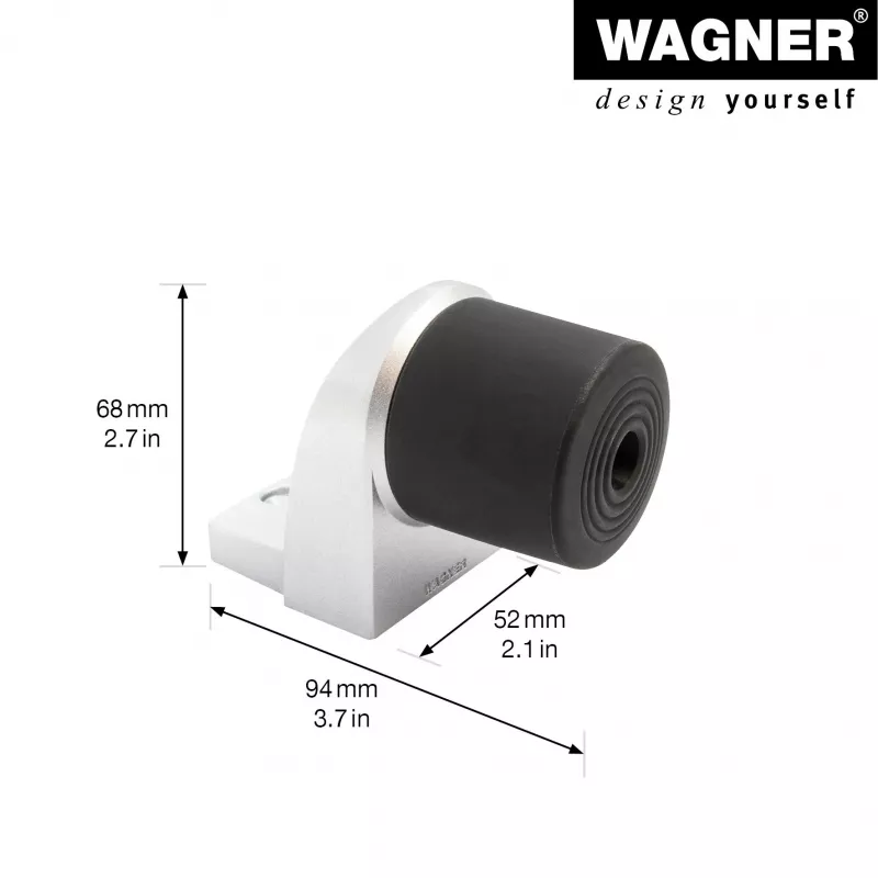 Wagner design yourself EH 5001 tope de puerta de zamak y plástico (15500111)