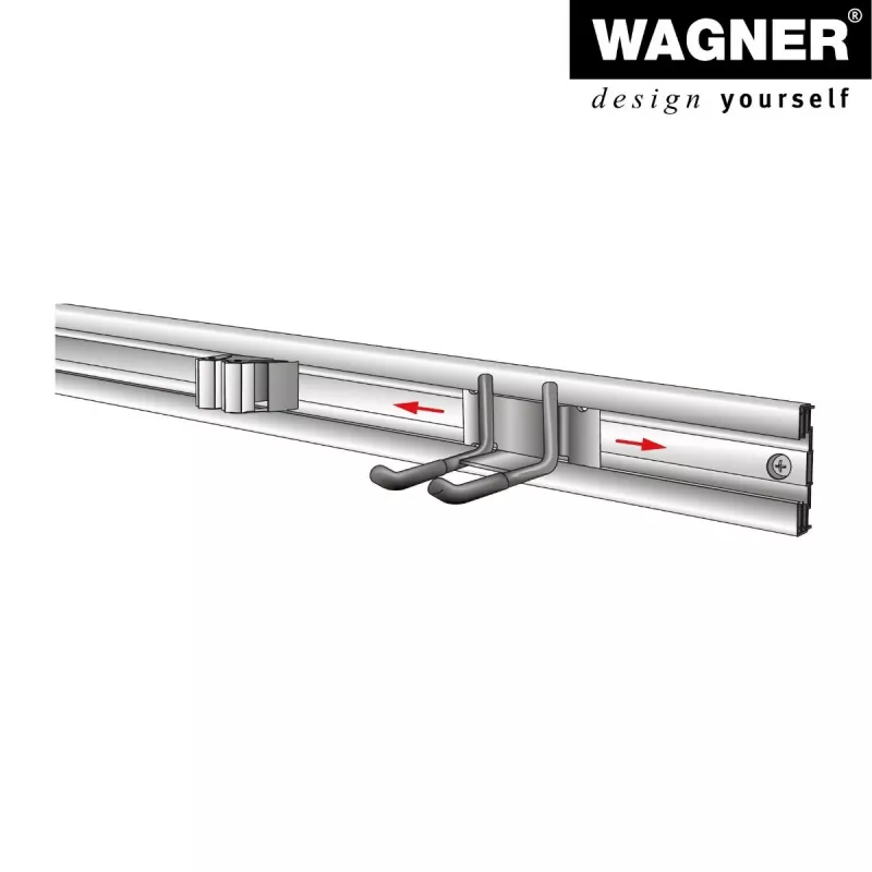 Wagner design yourself soporte de pared WH 2092 negro (15209201)
