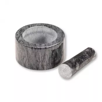 Kesper set de mortero y maja de mármol Piesta, negro