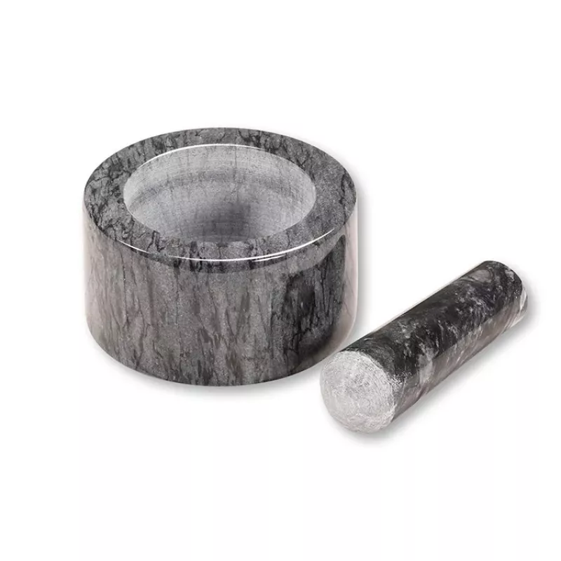 Kesper set de mortero y maja de mármol Piesta, negro