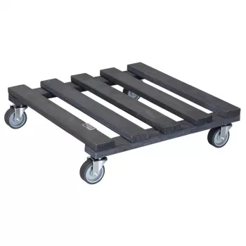 Wagner design yourself carro para plantas GH 0412 cuadrado antracita madera 38 x 38 x 9,5 cm 20041201