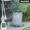 Wagner design yourself carro para plantas GH 0412 cuadrado antracita madera 38 x 38 x 9,5 cm 20041201