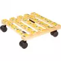 WAGNER design yourself carro para plantas GH0644 motivo cuadrado de madera 29 x 8 cm, 1 ud. 20064401