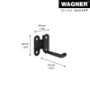 Wagner design yourself soporte de pared WH 2091 negro (15209101)