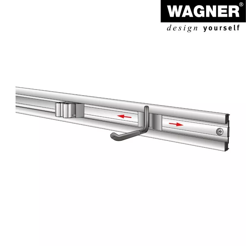 Wagner design yourself soporte de pared WH 2091 negro (15209101)