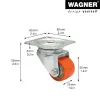 Wagner design yourself rueda giratoria de carga pesada RO 6935 rojo (4693501)
