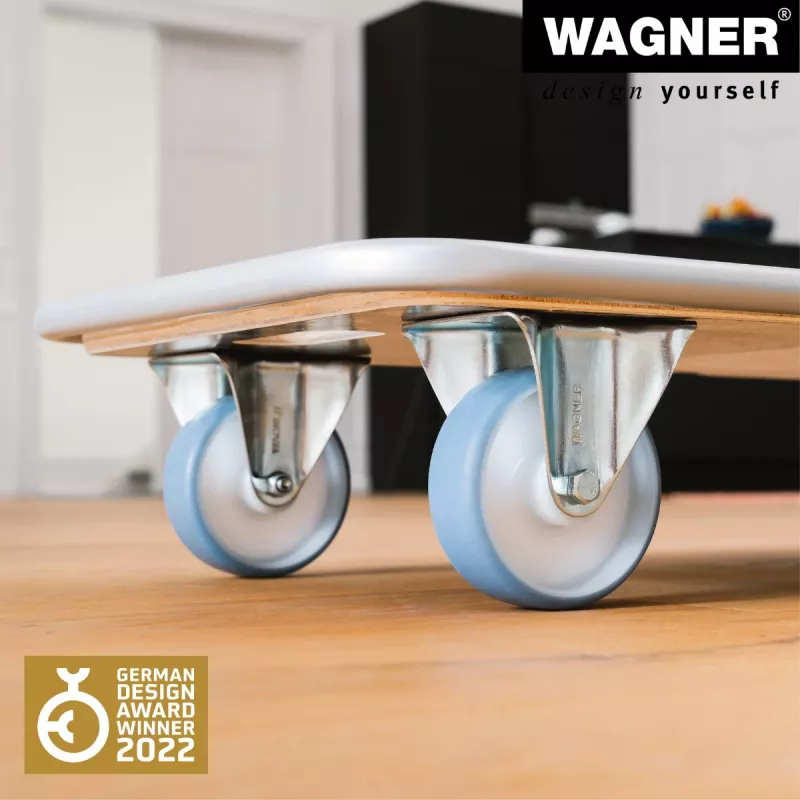 Wagner design yourself rueda de transporte MM 1345 marrón 36,5 x 74,0 x 14,5 cm hasta 300 kg (20134501)