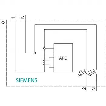 Siemens SENTRON 5SV6016-7GV16 AFDD/MCB 6kA C16 1P+N 1TE (pack de 12)