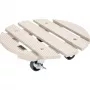 WAGNER design yourself carro para plantas GH0527 plástico, Ø 29 cm blanco redondo, 1 ud. (20052701)