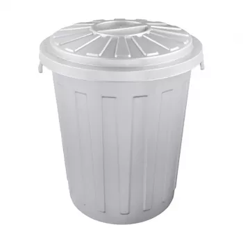 Cubo de basura KEEEPER Mats 23L Maxi Ø36x42cm Plata