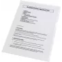 LEITZ Esselte Standard Plus Fundas perforadas A4, pack de 100, transparente, polipropileno 56218