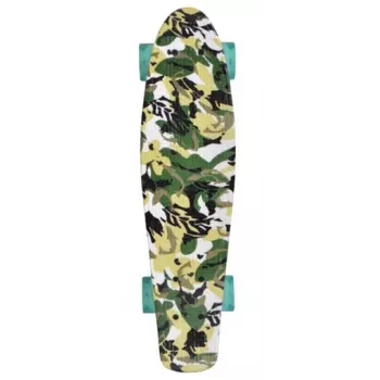 SCHILDKROT Monopatín retro Free Spirit Camouflage polipropileno (PP), tabla reforzada 560 x 140 mm, 1 unidad (510781)