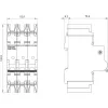 Siemens SENTRON 5SJ4 Interruptor automático 3 polos, curva C, 16 A, 6 kA, 400 V AC 5SJ43167HG42