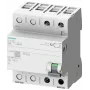 SIEMENS 5SV33224 Interruptor diferencial, tipo B, 25 A, 30 mA, 230 V, 1+N, 4 TE, con retardo corto