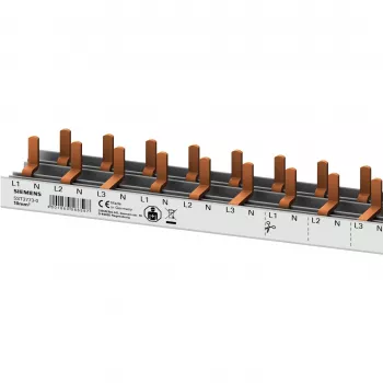 SIEMENS 5ST37730 barra colectora de pines 10mm² 3P+N 1000mm